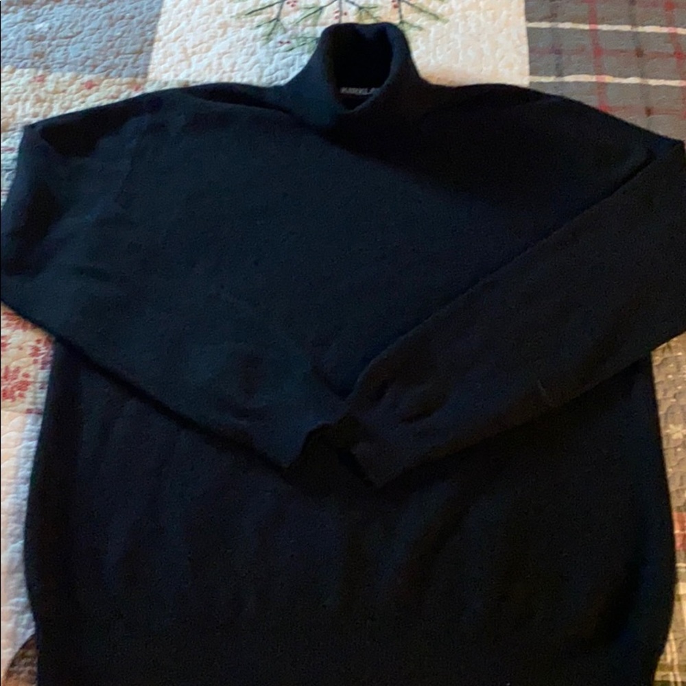 100%cashmere pullover turtleneck
